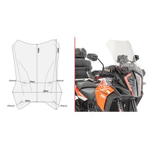 Motorcykel bubbla Givi Ktm 1290 Super Adventure R (2017 À 2020) image-1
