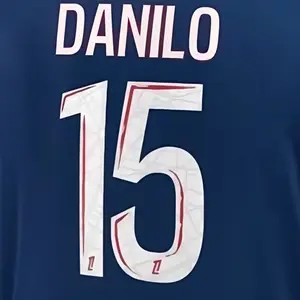 Flocking home PSG Ligue 1 DANILO #15 2024/25 image-0