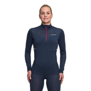 Camiseta mulher de meia zip Daehlie Sportswear Performance