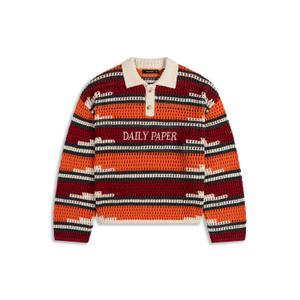 Polo-Shirt aus Mesh Daily Paper kente stripe