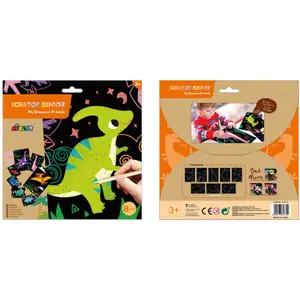 Creative activities scratch card mes amis dino a gratter Dam image-0