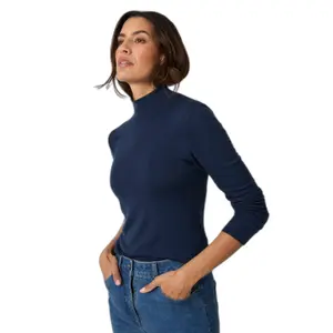 T-shirt manches longues col montant femme Damart