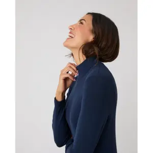 T-shirt manches longues col montant femme Damart image-1