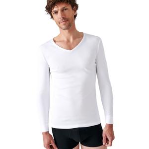 Långärmad T-shirt med v-ringning Damart Thermolactyl