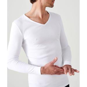 Långärmad T-shirt med v-ringning Damart Thermolactyl image-2