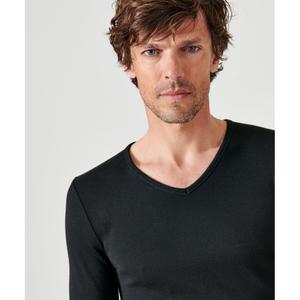 Långärmad T-shirt med v-ringning Damart Thermolactyl image-3