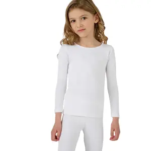 Classic thermal knitted long-sleeve T-shirt for girls Damart image-0