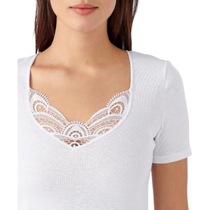 T-shirt fin med guipure thermolactyl för kvinnor Damart image-2