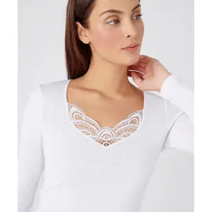 T-shirt de manga comprida feminina Damart Thermolactyl image-1