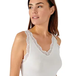 Canotta termica con pizzo, effetto rilassante donna Damart image-2