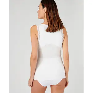 Canotta termica con pizzo, effetto rilassante donna Damart image-1