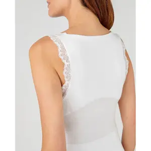 Canotta termica con pizzo, effetto rilassante donna Damart image-3
