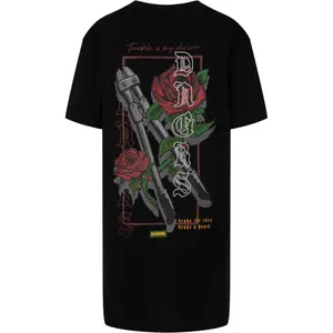 Γυναικείο t-shirt φόρεμα Dangerous DNGRS Rosecutter image-1