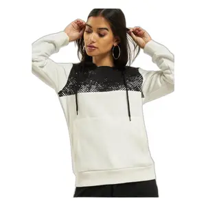 Sweatshirt med huva för kvinnor Dangerous DNGRS Fawn image-0