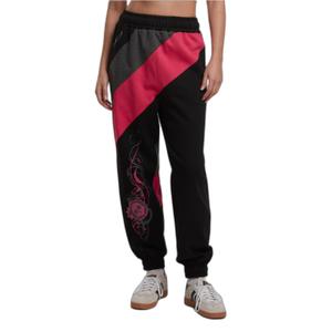 dlsp054-03973-pantaloni-da-jogging-donna-dangerous-dngrs-skull-nero-rosa