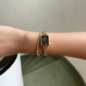 Women's watch Daniel Wellington Quadro Mini Evergold G image-5