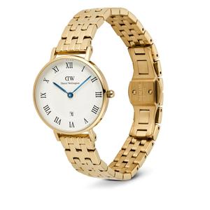 Women's watch Daniel Wellington Petite 28 Roman Numerals Date 5-Link YG image-1