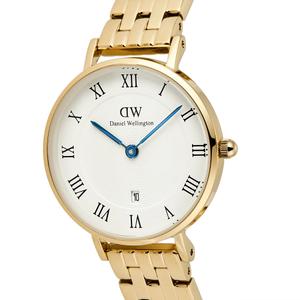 Women's watch Daniel Wellington Petite 28 Roman Numerals Date 5-Link YG image-3