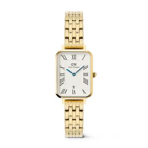 Women's watch Daniel Wellington Quadro Roman Numerals Date 5-link