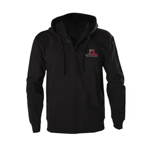 Zipped Hooded Sweatshirt with Logo Danrho image-1