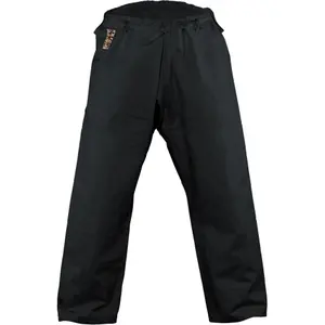Pantalones de kimono de judo slim fit Danrho Kano Schwarz image-0