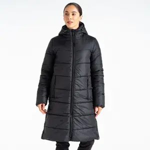 Women's long hooded down jacket Dare 2B Distinguish image-0