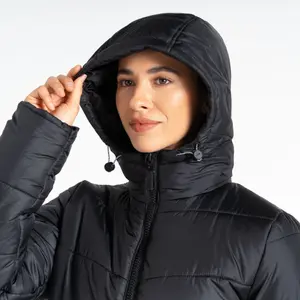 Women's long hooded down jacket Dare 2B Distinguish image-5