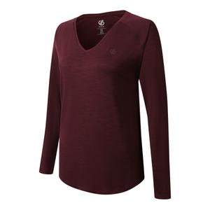 Langarmshirt mit V-Ausschnitt für Damen Dare 2B Discern image-2
