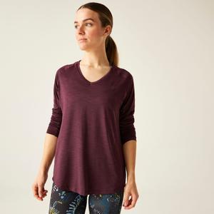 Langarmshirt mit V-Ausschnitt für Damen Dare 2B Discern image-3