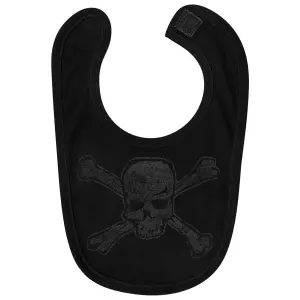 Children's bib Darkside Distressed Skull image-0