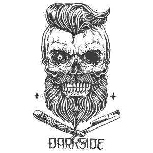 Camiseta Darkside Bearded Skull image-0