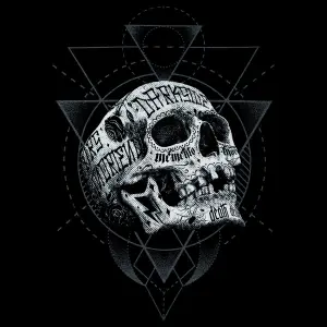 T-shirt Darkside Inked Skull image-1