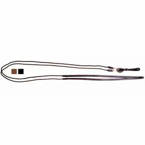 Riendas de caballo alemanas de cuero y nylon tubul Daslö image-0