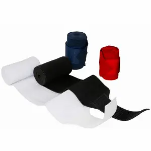 Συσκευασία 2 ελαστικών ιμάντων polo + αυτοκόλλητο για άλογο Daslö image-0
