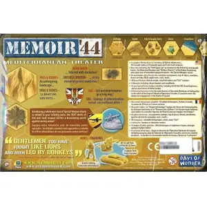 Figurine de 108 pièces Days of Wonder Mémoire 44 : Théâtre Méditerranéen image-1