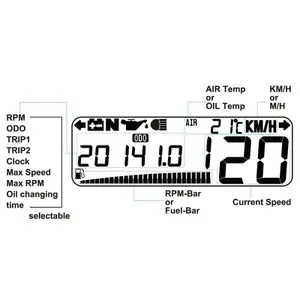 Motorcycle Speedometer Daytona Asura image-3