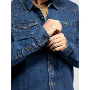 Chemise en jean manches longues Daytona 73 Pueblo image-3