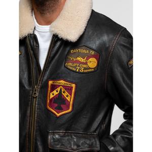Kožená letecká bunda Daytona 73 Mock image-2