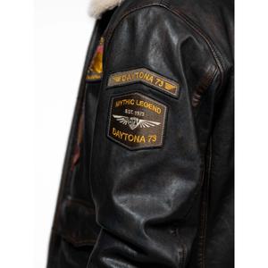 Kožená letecká bunda Daytona 73 Mock image-4
