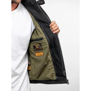 Kožená bunda s kapucí Daytona 73 Shafter image-4