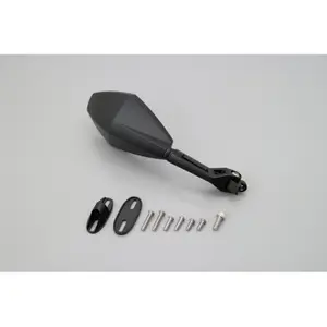 Espelho retrovisor direito, caixa de alumínio + haste Daytona Diamo/Cowl image-1