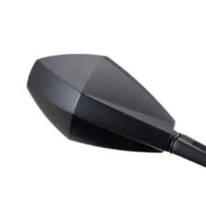 Espelho retrovisor direito, caixa de alumínio + haste Daytona Diamo/Cowl image-0