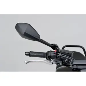 Right-hand rearview mirror diamo housing/abs abs+alu stem Daytona image-1