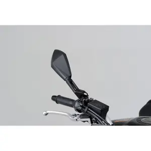 Right-hand rearview mirror diamo housing/abs abs+alu stem Daytona image-2