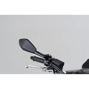 Right-hand rearview mirror diamo housing/abs abs+alu stem Daytona image-3