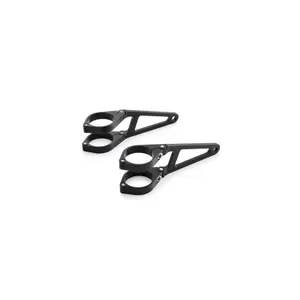 Satz lange Scheinwerferhalterungen Daytona CNC 43 mm