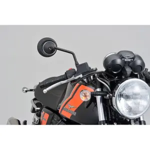 Mirror type-r/stem right, alu marking e, 3 adapters Daytona image-1