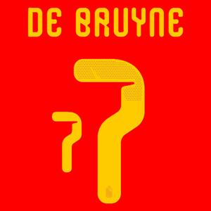 Home flocking Belgium Coupe du Monde DE BRUYNE #7 2026
