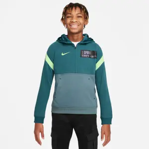 Sweatshirt mit Kapuze 1/2 zip Kind tottenham travel fleece 2021/22 image-0