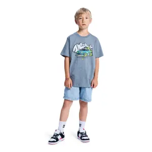 Kid's T-shirt DC Shoes Tire Fire image-3